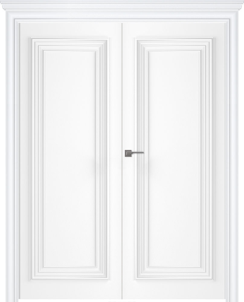 Дверное Полотно Пвдгщ "Палаццо 1" Эмаль Белый 2,0-0,6 Smart Core Распашная двойная