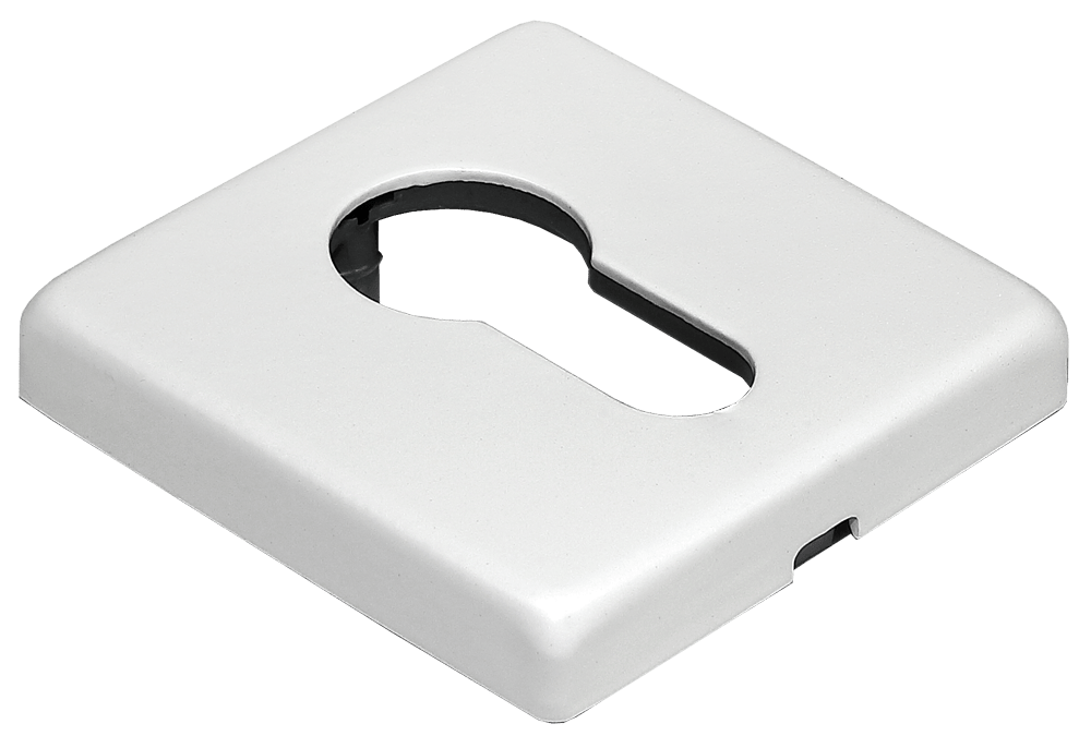LUX-KH-SQ BIA накладка на евроцилиндр цвет-белый фото