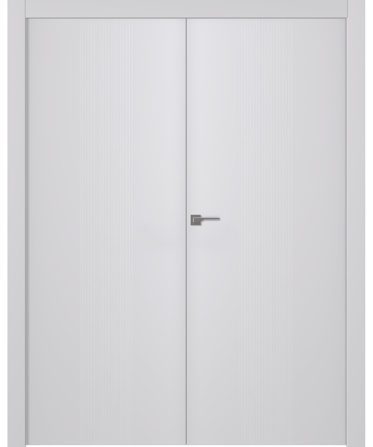 Дверное Полотно Пвдгщ "Ивент 1" Эмаль Белый 2,0-0,7 Smart Core Распашная двойная