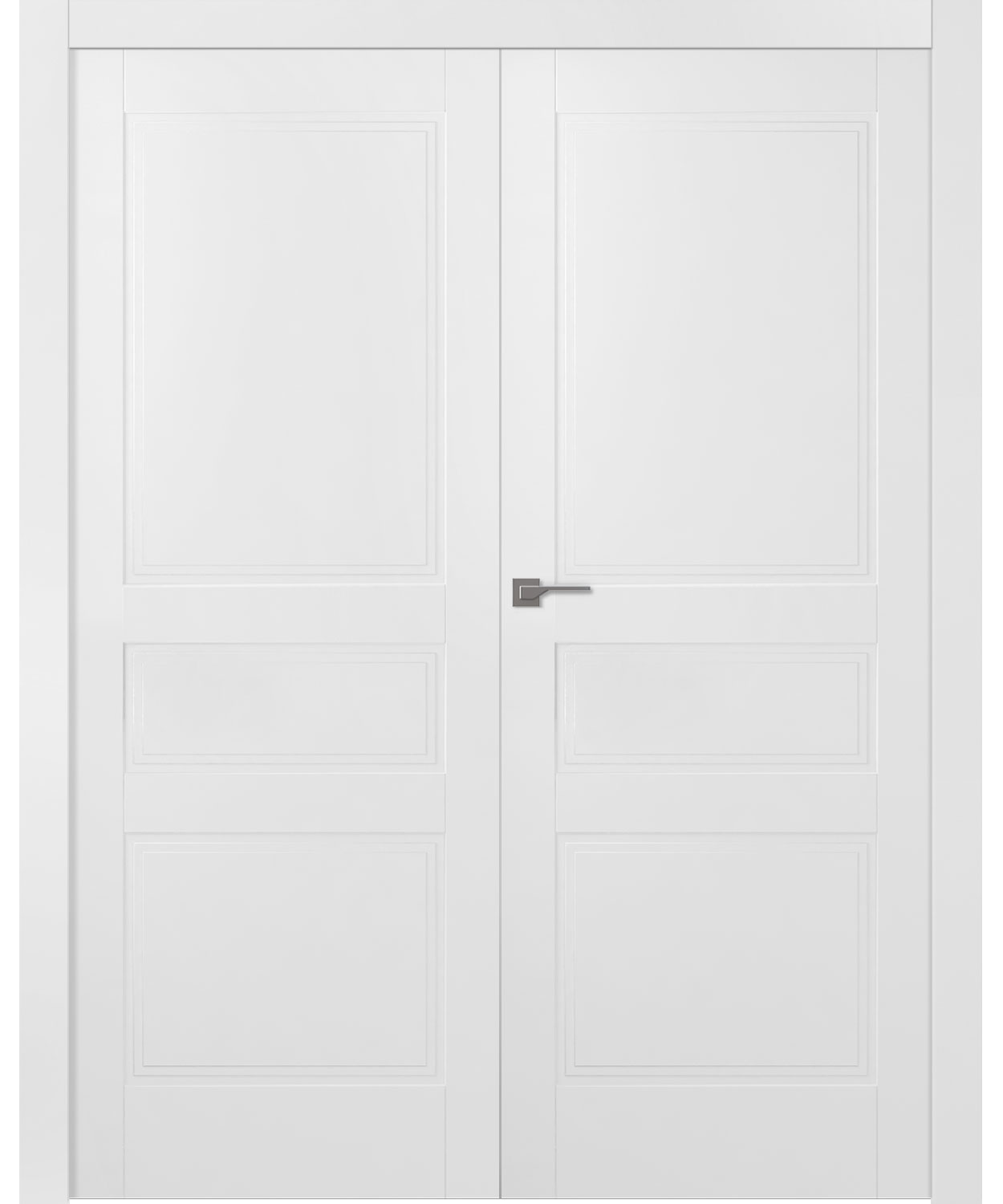 Дверное Полотно Пвдгщ "Инари" Эмаль Белый 2,0-0,7 Распашная двойная