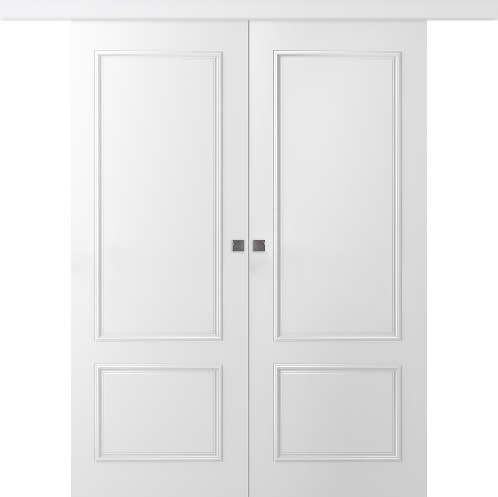 Дверное Полотно Пвдгщ "Ламира 2" Эмаль Белый 2,0-0,9 Smart Core Купе двойное