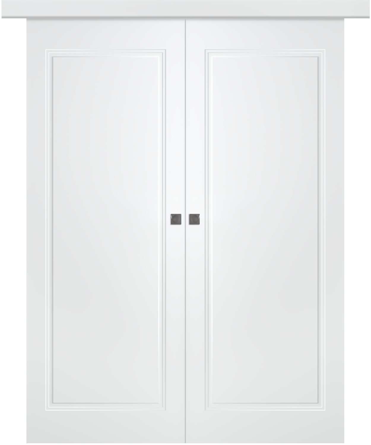 Дверное Полотно Пвдгщ "Кремона 1" Эмаль Белый 2,0-0,8 Купе двойное