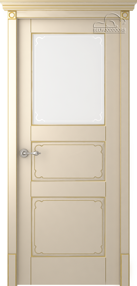 Ковентри (остекленное) Купить межкомнатную дверь с коробкой • BelWoodDoors