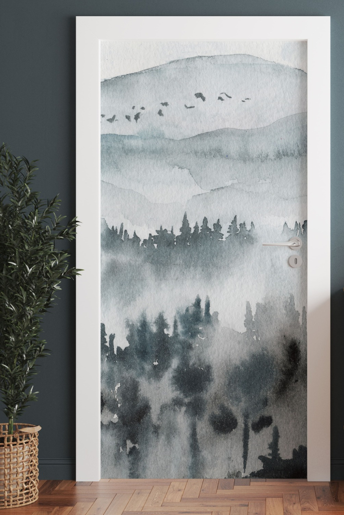 фотообои на двери