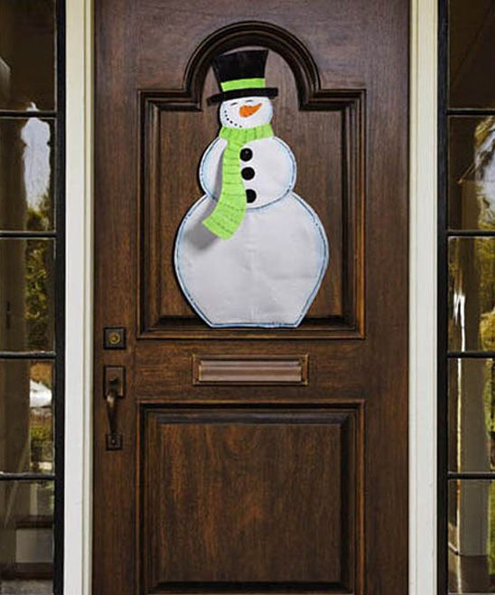 изображения снеговиков на двери