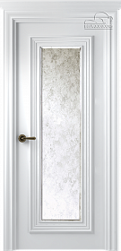 Дверное Полотно Пвдгщ "Палаццо 1" Эмаль Белый 2,0-0,7 Smart Core С Зеркалом Mirold Morena Распашная