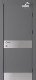 Дверь с отбойниками Дверь с отбойниками