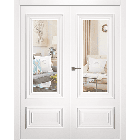 Палаццо 2 Эмаль белый Двойная фото Палаццо 2 Эмаль белый Двойная фото