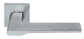 MH-53-S6 SC NEW, ручка дверная "Mercury", на квадратной розетке 6 мм, цвет - мат.хром фото