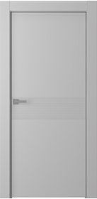 Дв.полотно Пвдгщ "Ивент 2" Эмаль Пепельный Нест (L=До 2,4) Smartcore Распашная