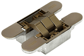 HH-20 AB, скрытая петля, цвет - бронза фото