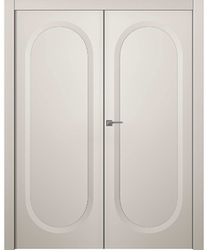 Дв.полотно Пвдгщ "Аргентум 1C" Эмаль Жемчуг 2,0-0,6 Распашная двойная