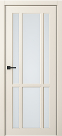 Дв.полотно Пвдощ "Нео 2" Эмаль Жемчуг Нест (L=До 2,4) Мателюкс Белый Каленый Распашная