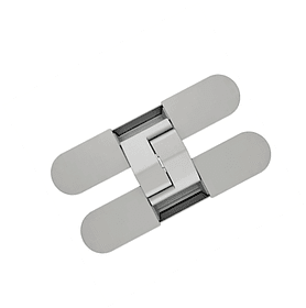 HH-25 SС -петля скрытого монтажа в комплекте с декоративными накладками (матовый хром) фото