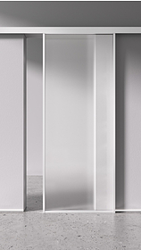 Дв.полотно Пвдоф "Спейс Ап 1" White 2,0-0,7 Мателюкс Белый Каленый Распашная