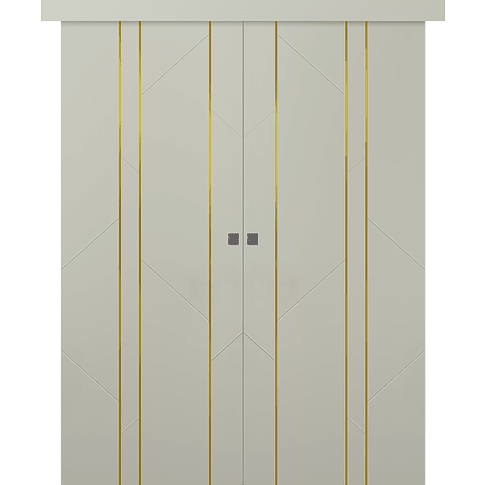 Флекс 1 Молдинг Золото Эмаль шёлк Купе двойное фото