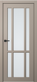 Дв.полотно Пвдощ "Нео 2" Эмаль Мокко 2,0-0,6 Мателюкс Белый Каленый Распашная