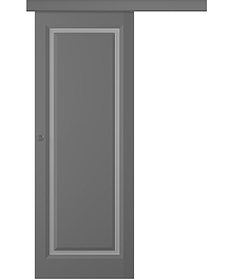 Дв.полотно Пвдчщ "Платинум 1" Эмаль Графит 2,0-0,6 Мателюкс Белый Каленый Купе