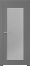 Дв.полотно Пвдощ "Кремона 1" Эмаль Графит 2,0-0,8 Мателюкс Белый Каленый Распашная