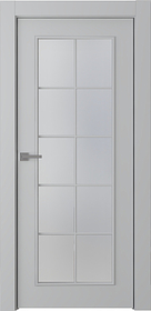 Дв.полотно Пвдощ "Ламира 1" Эмаль Пепельный Нест (L=До 2,4) Smartcore Мателюкс Белый Распашная