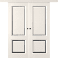 Дв.полотно Пвдчщ "Платинум 2" Эмаль Жемчуг 2,0-0,6 Мателюкс Белый Каленый Купе двойное