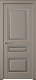 Дв.полотно Пвдчщ "Платинум 3/1" Эмаль Мокко 2,0-0,8 Мателюкс Белый Каленый Распашная