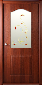 Межкомнатная дверь Капричеза (остекленная) - фото