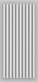 Добор Тип Баффле 40X33 Пп Белый L=2,78 М