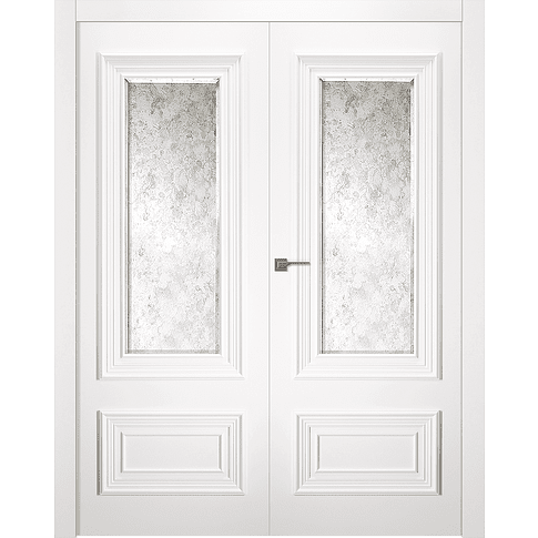 Палаццо 2 Эмаль белый Двойная фото Палаццо 2 Эмаль белый Двойная фото