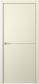 Дв.полотно Пвдгщ "Avesta 1H" Эмаль Шампань 2,0-0,9 Smartcore С Молдингом Золото Распашная