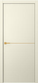 Дв.полотно Пвдгщ "Avesta 1H" Эмаль Шампань 2,0-0,9 Smartcore С Молдингом Золото Распашная