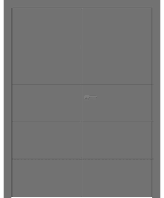 Дв.полотно Пвдгщ "Arvika" Эмаль Графит 2,0-0,8 Smartcore Распашная двойная