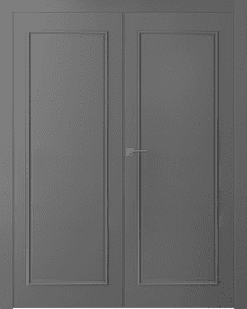 Ламира 1 Эмаль графит Двойная фото