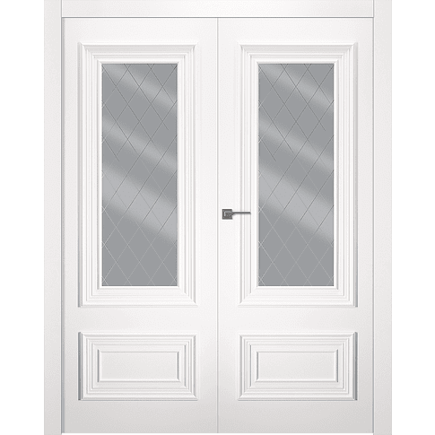 Палаццо 2 Эмаль белый Двойная фото Палаццо 2 Эмаль белый Двойная фото