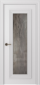 Дв.полотно Пвдгщ "Палаццо 1" Эмаль Белый 2,0-0,9 Smartcore С Зеркалом Mirold Morena Распашная