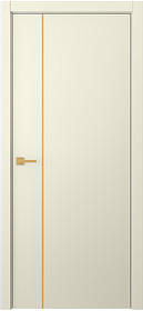 Дв.полотно Пвдгщ "Avesta 1V" Эмаль Шампань 2,0-0,8 Smartcore С Молдингом Золото Распашная