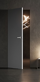 Дв.полотно Пвдгщ "Спейс Reverse" Хдф 4 Эмаль Графит 2,01-0,6 Комп 2 С Фурн №26 В Ящике-Упаковке Распашная