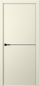 Дв.полотно Пвдгщ "Avesta 1H" Эмаль Шампань 2,0-0,9 Smartcore С Молдингом Чёрный Распашная