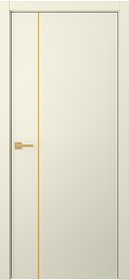 Дв.полотно Пвдгщ "Avesta 1V" Эмаль Шампань 2,0-0,8 Smartcore С Молдингом Золото Распашная