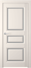 Дв.полотно Пвдчщ "Платинум 3/1" Эмаль Жемчуг 2,0-0,8 Мателюкс Белый Каленый Распашная