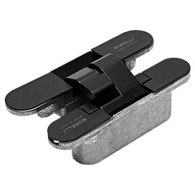 HH-20 B, скрытая петля, цвет - черный фото