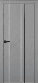 Флекс 1 Молдинг Чёрный Эмаль светло-серый фото