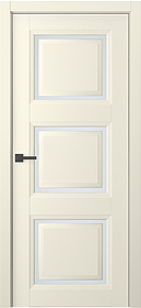 Дв.полотно Пвдчф "Аурум 3" Эмаль Шампань 2,0-0,8 Мателюкс Белый Каленый Распашная