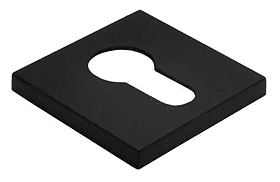 MH-KH-S6 BL накладка на евроцилиндр, цвет-черный фото