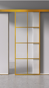 Дв.полотно Пвдоф "Спейс Ап 5" Gold 2,0-0,9 Мателюкс Белый Каленый Распашная