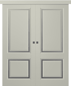 Дв.полотно Пвдчщ "Платинум 2" Эмаль Шёлк 2,0-0,6 Мателюкс Белый Каленый Купе двойное