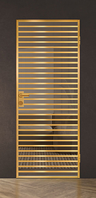 Дв.полотно Пвдгщ "Спейс Апр 11" Gold 2,0-0,8 Бронза Каленый Распашная