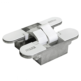 HH-3 W, скрытая петля, цвет - белый фото