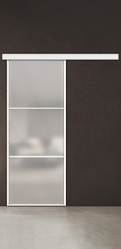 Дв.полотно Пвдоф "Спейс Ап 2" White 2,0-0,8 Мателюкс Белый Каленый Распашная