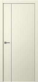 Дв.полотно Пвдгщ "Avesta 1V" Эмаль Шампань 2,0-0,6 Smartcore С Молдингом Хром Распашная